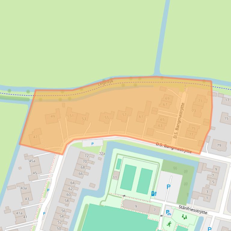 Kaart van postcodegebied 9008TK.