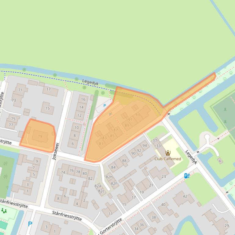 Kaart van postcodegebied 9008TL.