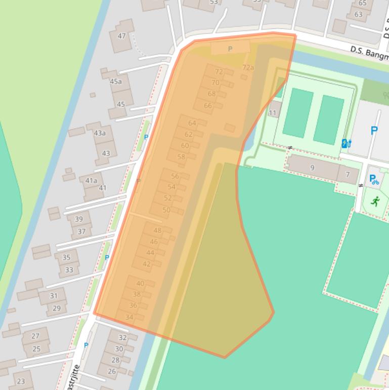 Kaart van postcodegebied 9008TN.