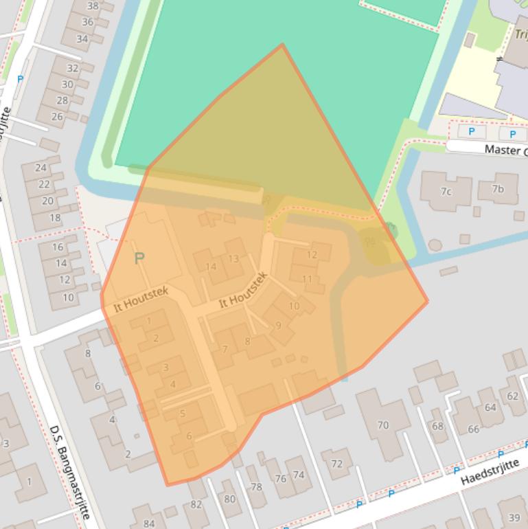 Kaart van postcodegebied 9008TW.