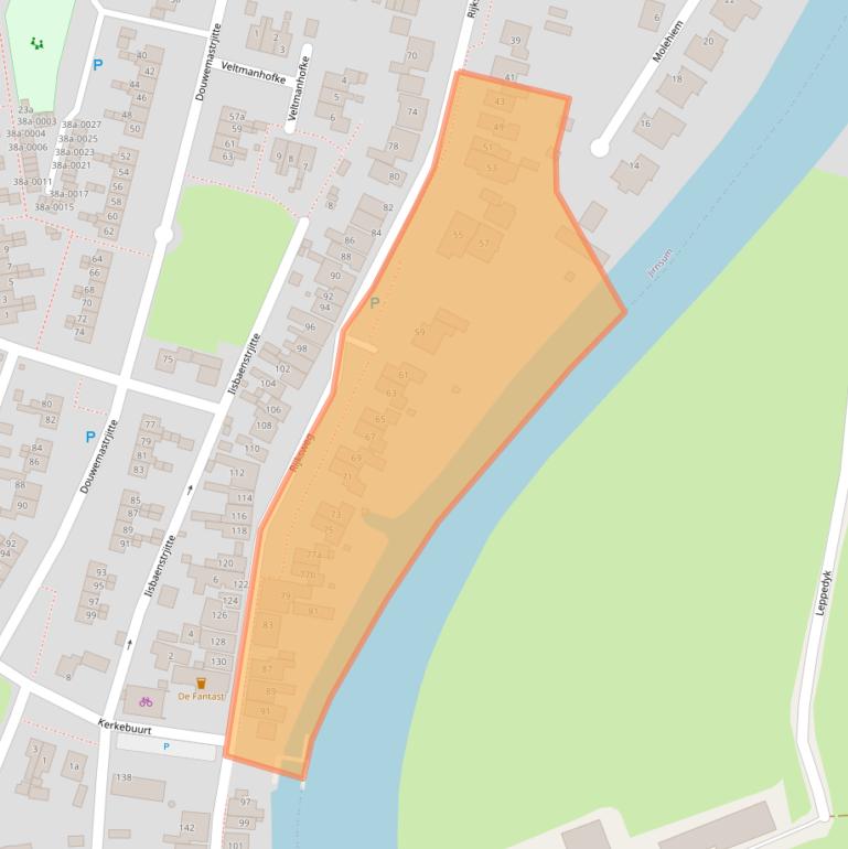 Kaart van postcodegebied 9011VB.