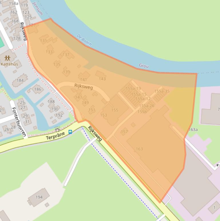 Kaart van postcodegebied 9011VD.