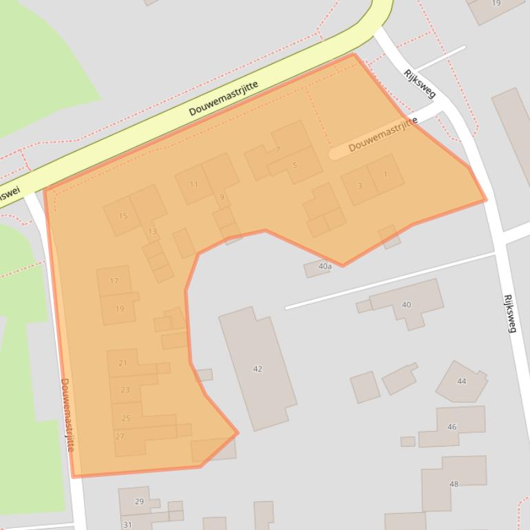 Kaart van postcodegebied 9011VN.