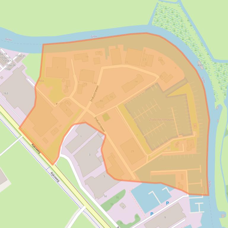 Kaart van postcodegebied 9011WH.