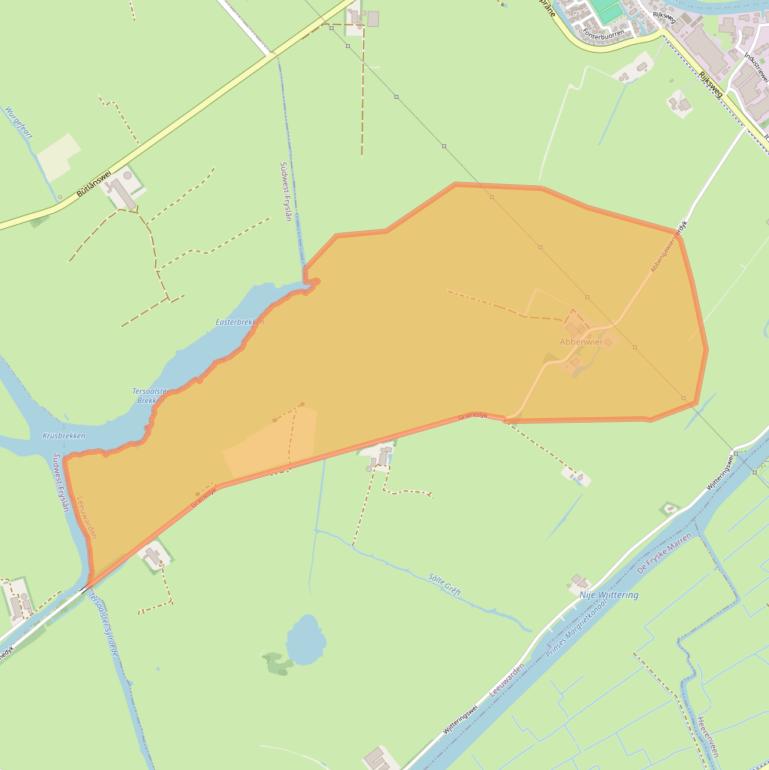 Kaart van postcodegebied 9011WL.