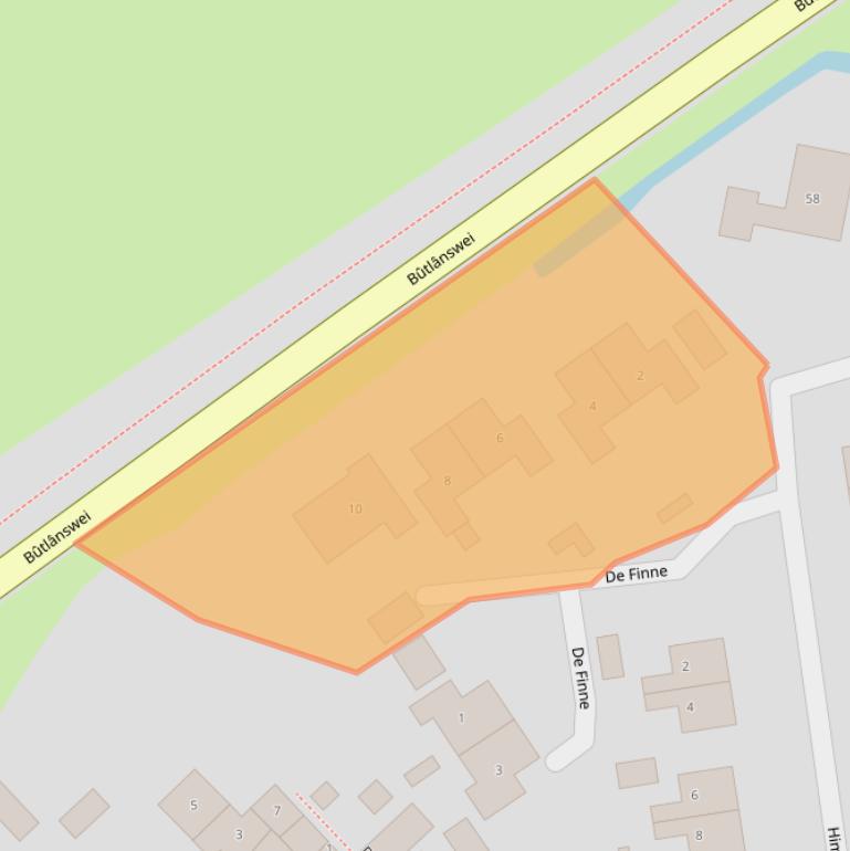 Kaart van postcodegebied 9011WT.