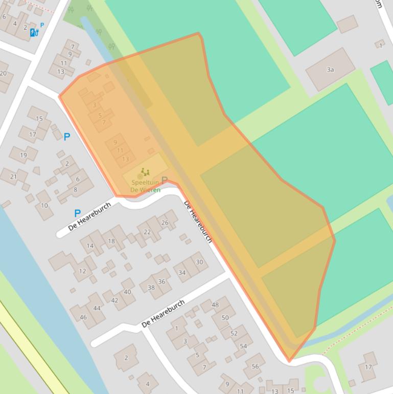 Kaart van postcodegebied 9011XD.