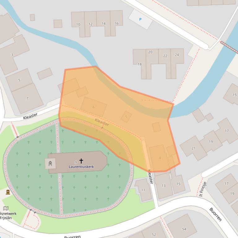 Kaart van postcodegebied 9012DG.