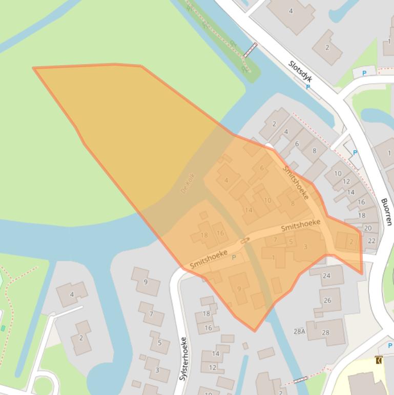 Kaart van postcodegebied 9012DP.