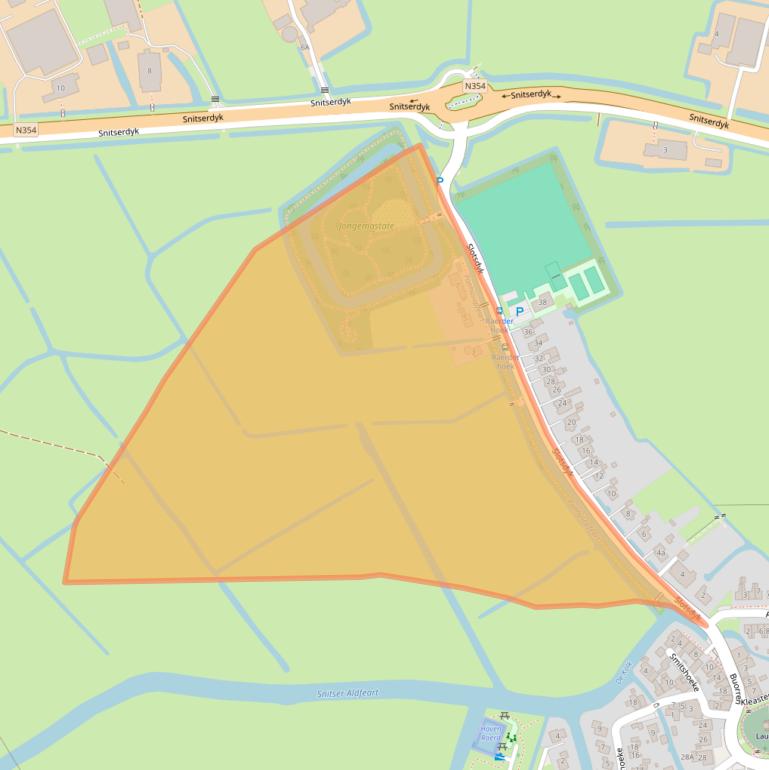 Kaart van postcodegebied 9012DV.