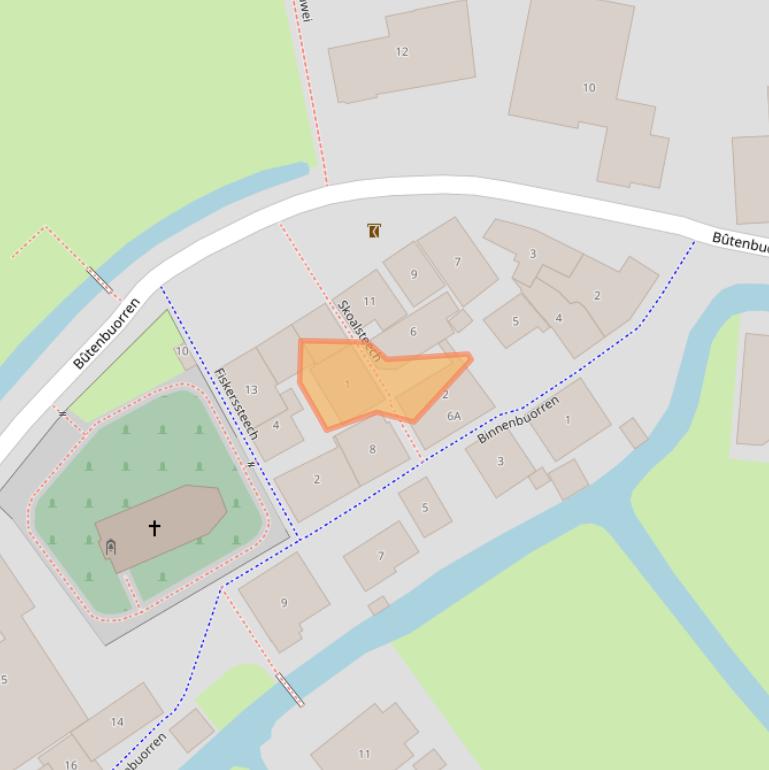 Kaart van postcodegebied 9013CD.