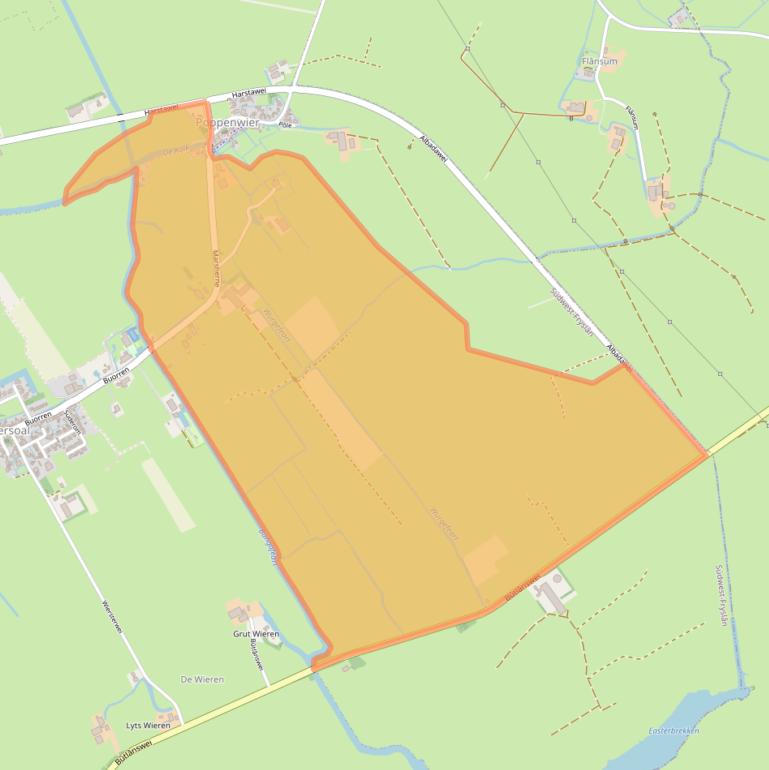 Kaart van postcodegebied 9013CG.