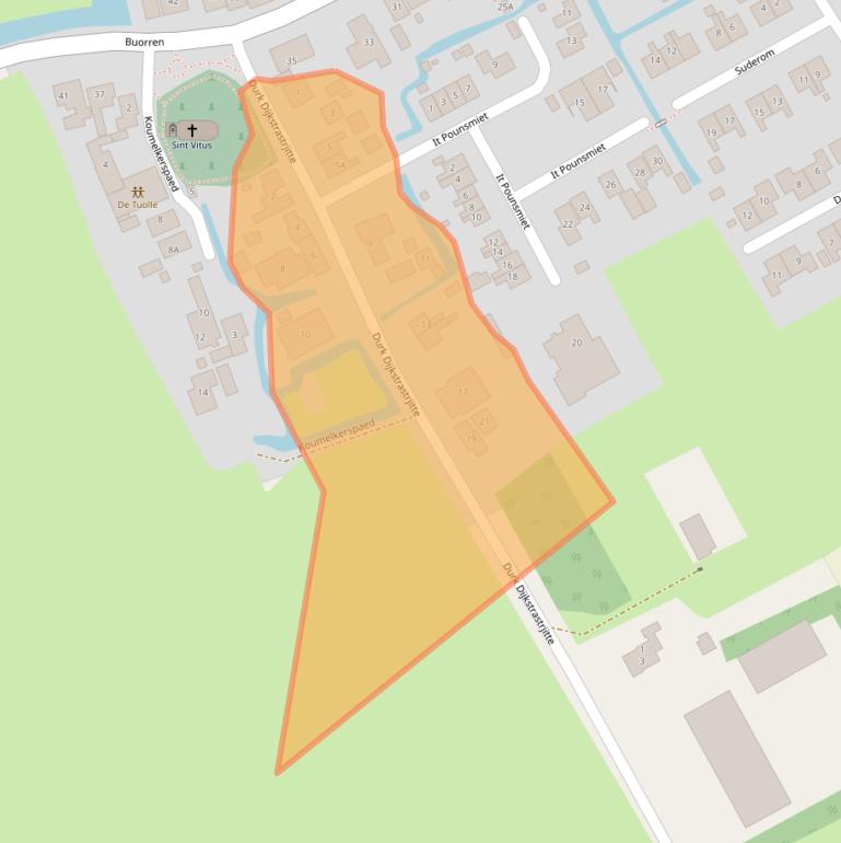 Kaart van postcodegebied 9014CC.