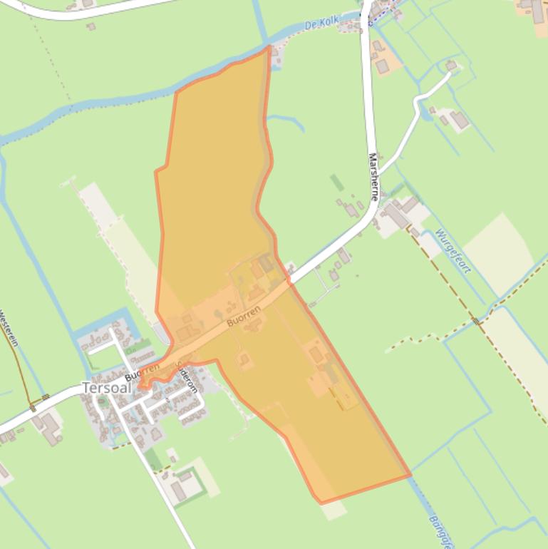 Kaart van postcodegebied 9014CE.