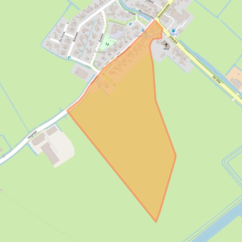 Kaart van postcodegebied 9021CK.