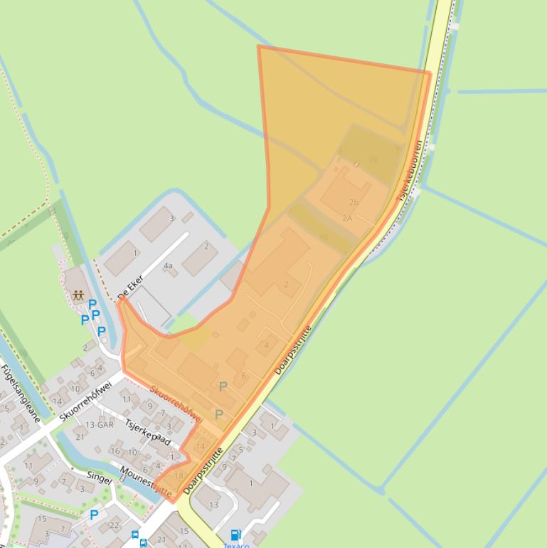 Kaart van postcodegebied 9021CL.