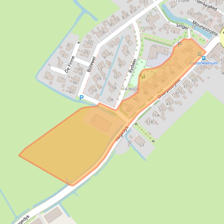 Kaart van postcodegebied 9021CM.