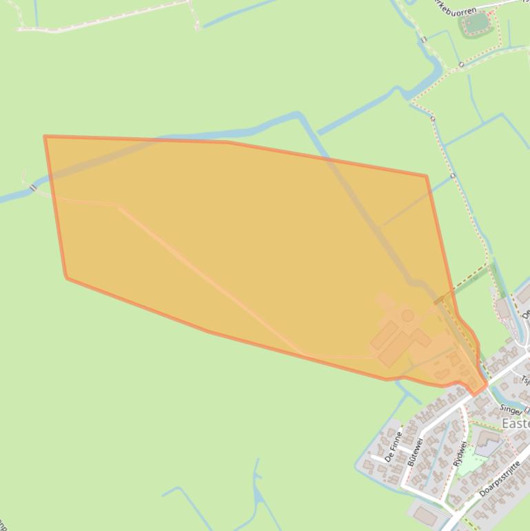 Kaart van postcodegebied 9021CR.
