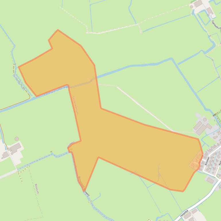 Kaart van postcodegebied 9021CX.