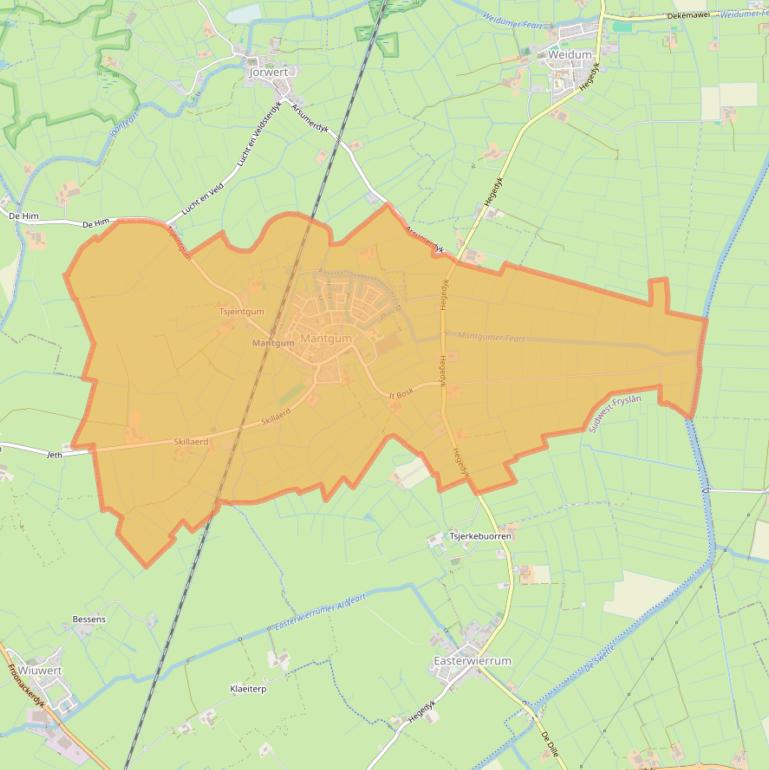 Kaart van postcodegebied 9022.