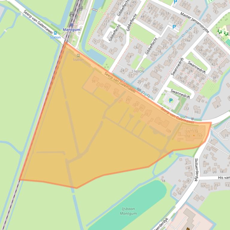 Kaart van postcodegebied 9022AC.