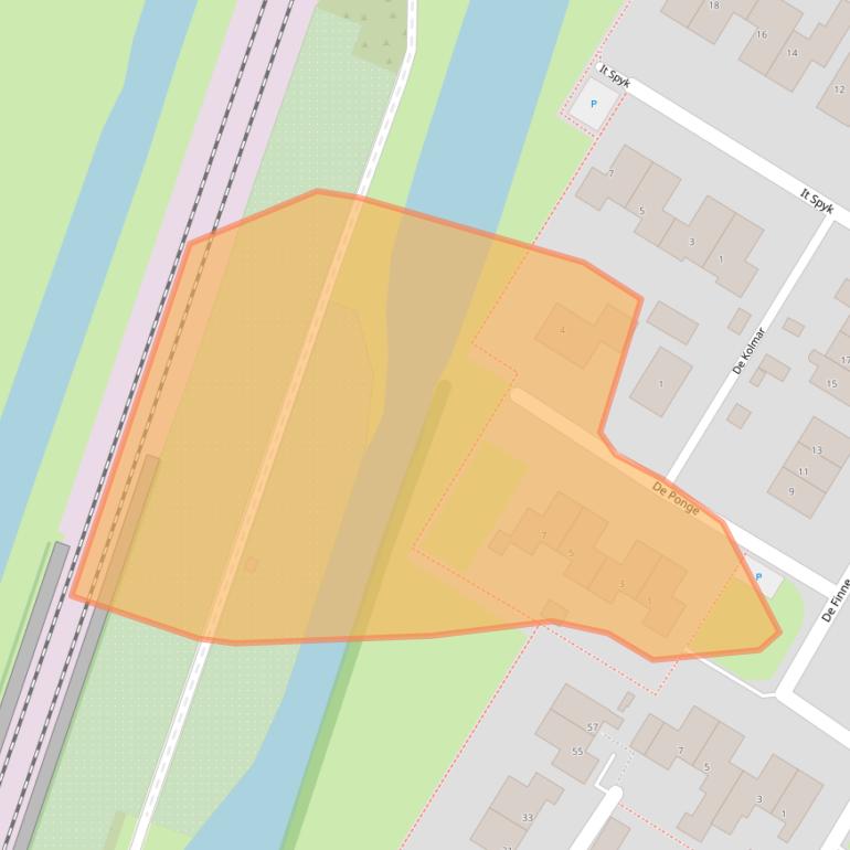 Kaart van postcodegebied 9022BA.