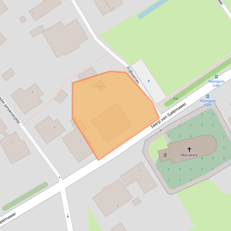 Kaart van postcodegebied 9022BP.