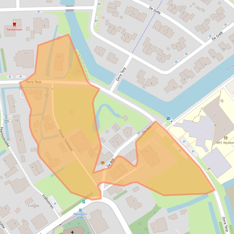 Kaart van postcodegebied 9022BS.