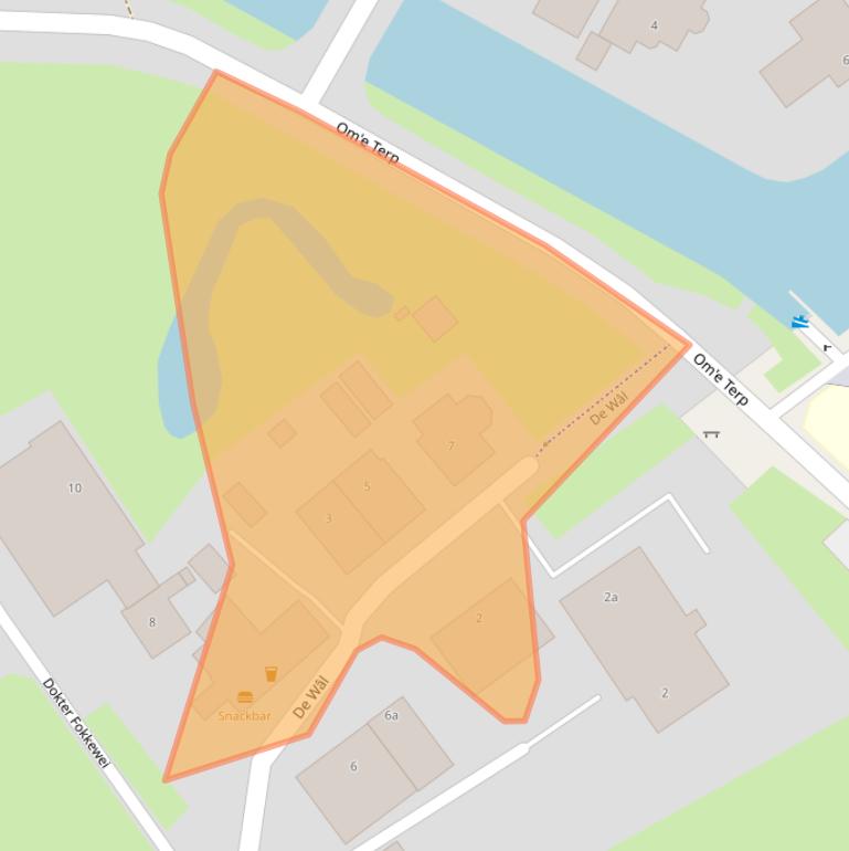 Kaart van postcodegebied 9022BT.