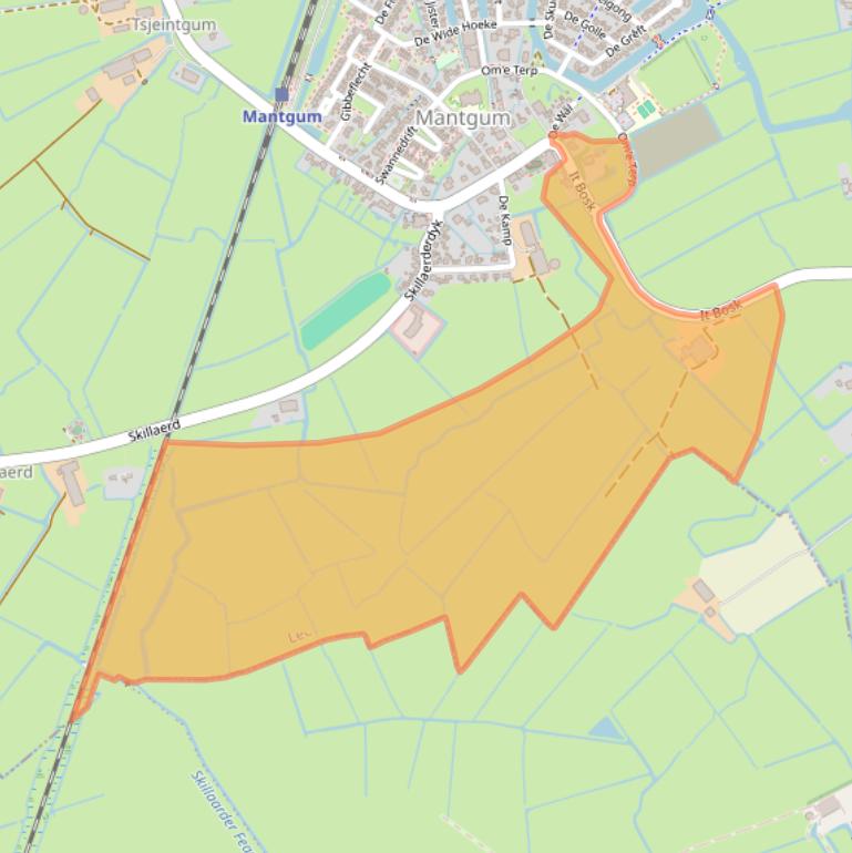 Kaart van postcodegebied 9022BV.