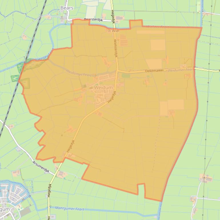 Kaart van postcodegebied 9024.