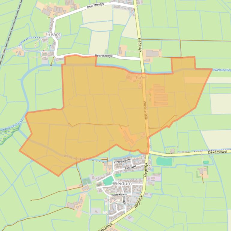 Kaart van postcodegebied 9024BD.