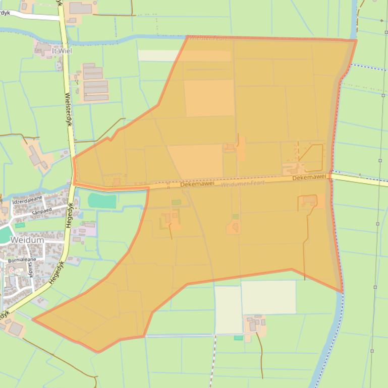 Kaart van postcodegebied 9024BE.