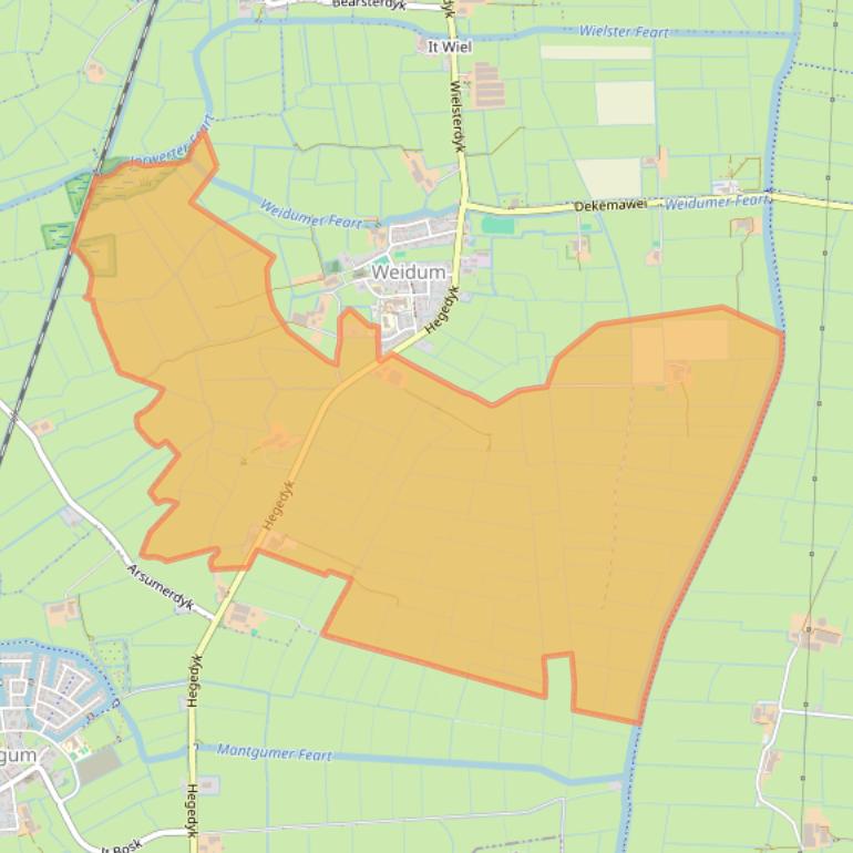 Kaart van postcodegebied 9024BG.