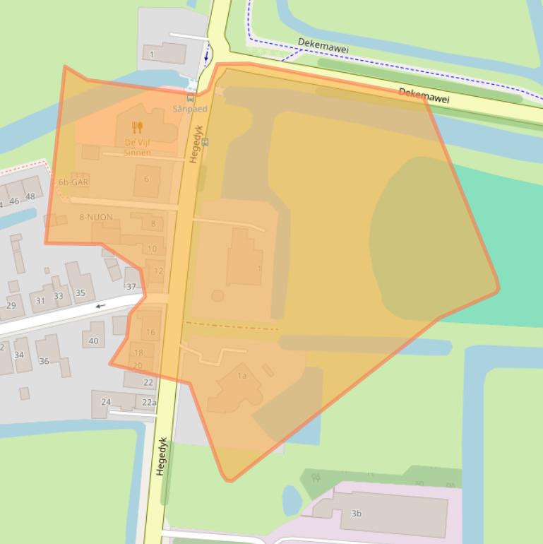 Kaart van postcodegebied 9024EA.