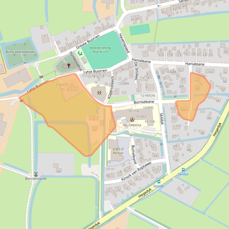 Kaart van postcodegebied 9024EM.