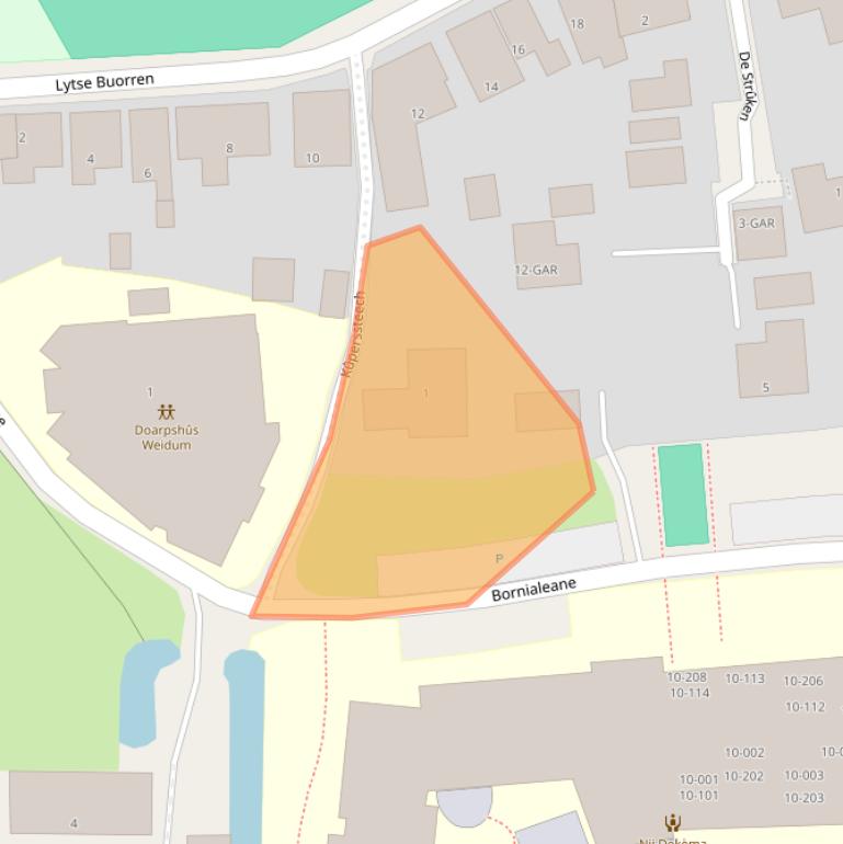 Kaart van postcodegebied 9024ER.