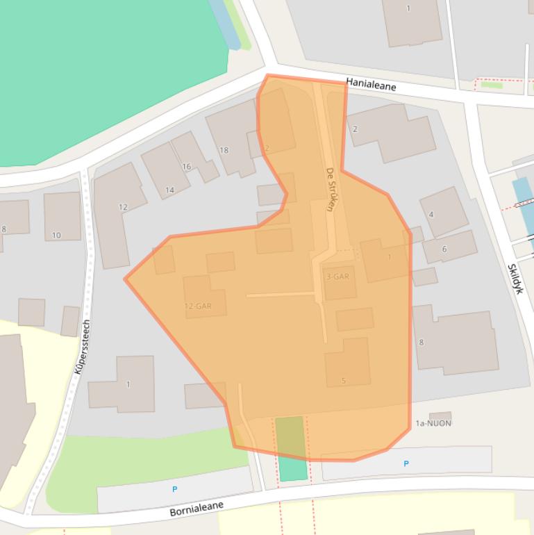 Kaart van postcodegebied 9024ES.