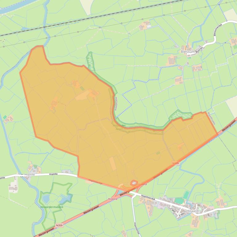 Kaart van postcodegebied 9027BB.