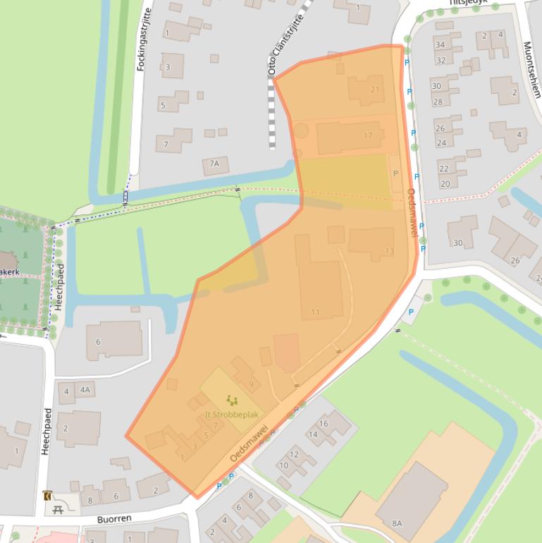 Kaart van postcodegebied 9031XN.