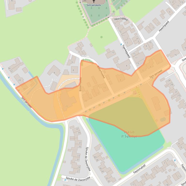 Kaart van postcodegebied 9033WL.