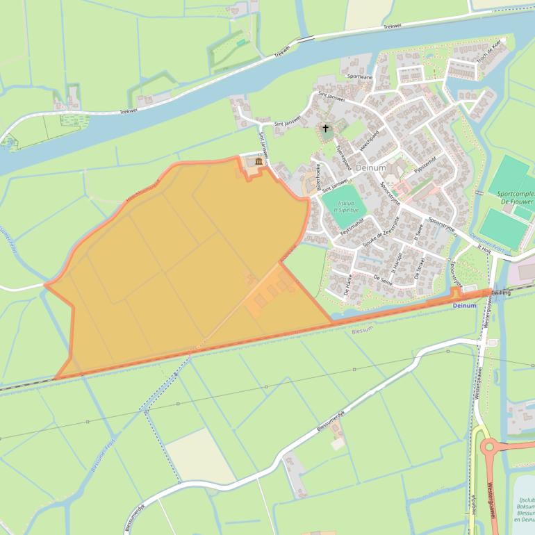 Kaart van postcodegebied 9033XD.