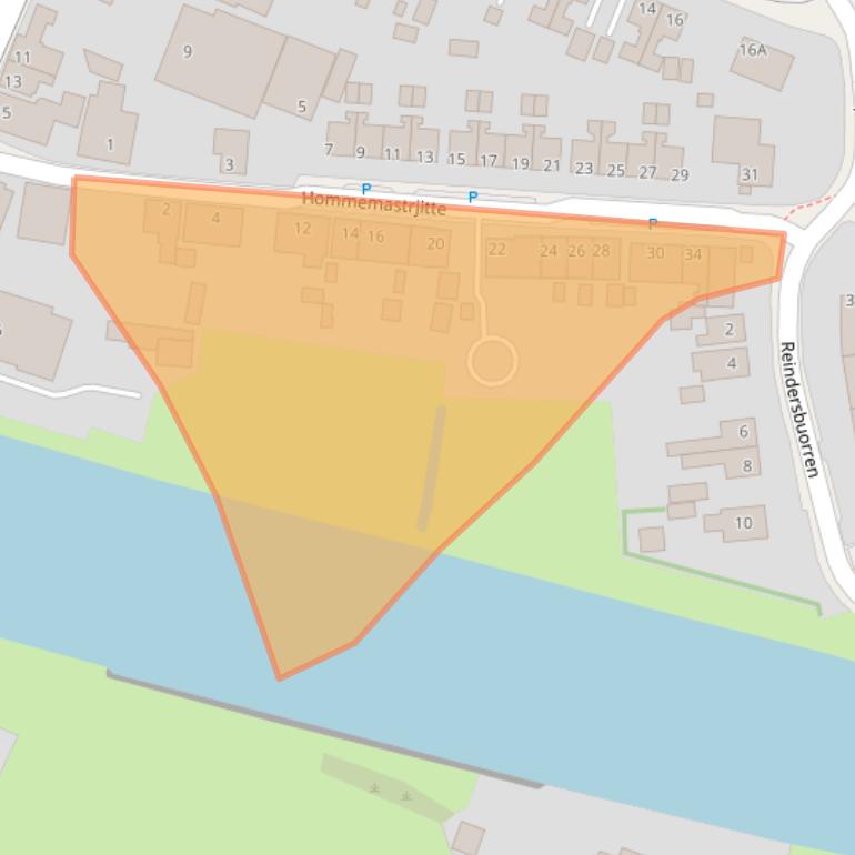 Kaart van postcodegebied 9035AC.