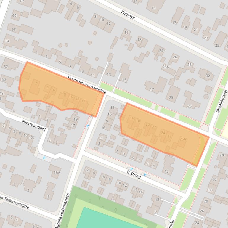 Kaart van postcodegebied 9035CC.