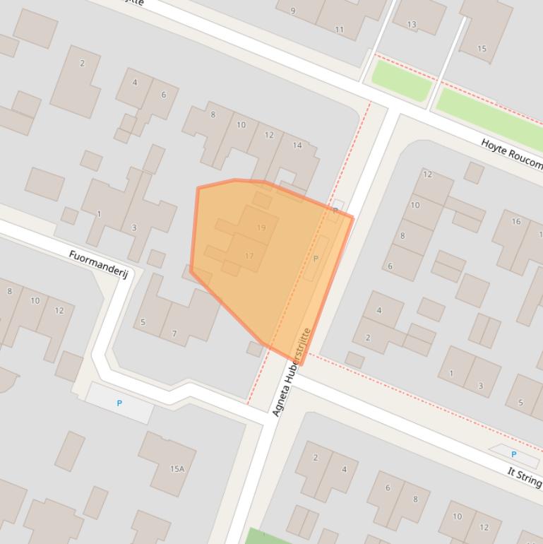 Kaart van postcodegebied 9035CG.