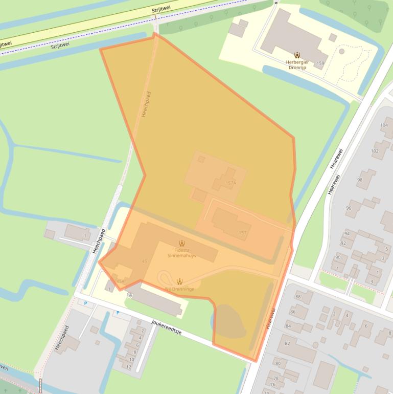 Kaart van postcodegebied 9035EK.