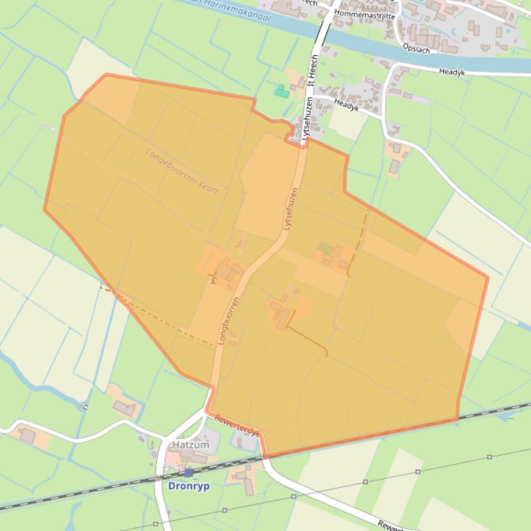 Kaart van postcodegebied 9035VH.