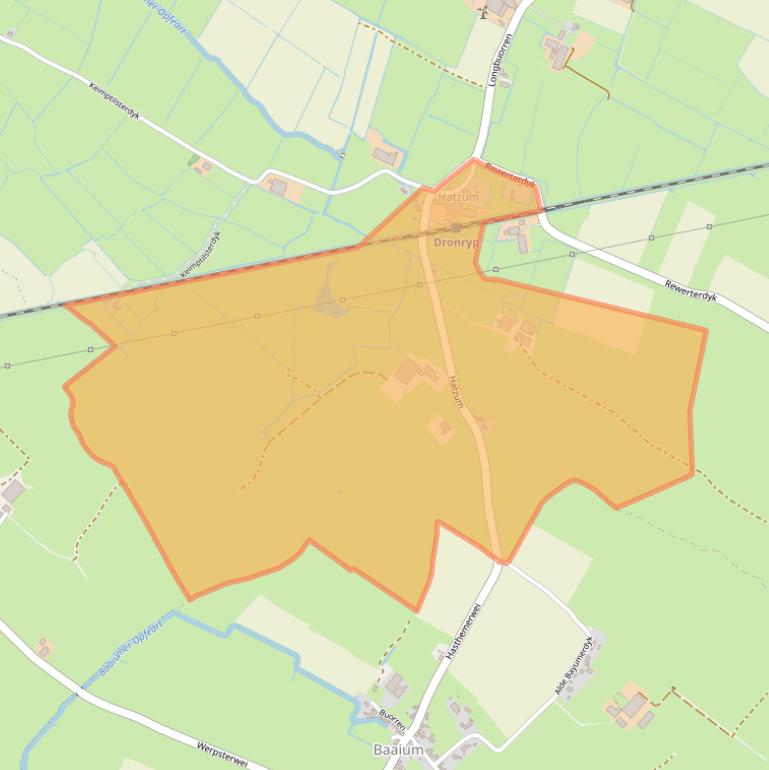 Kaart van postcodegebied 9035VK.