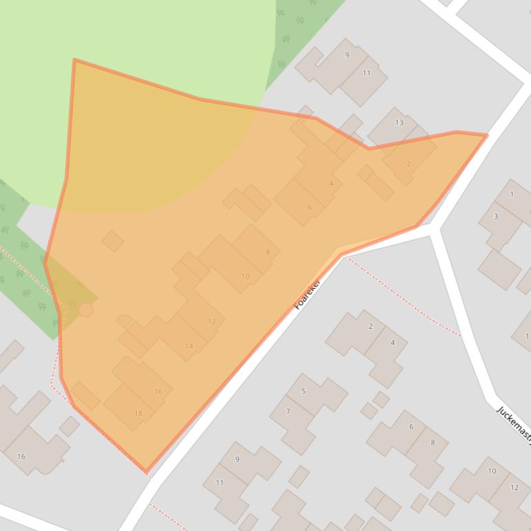 Kaart van postcodegebied 9036KR.