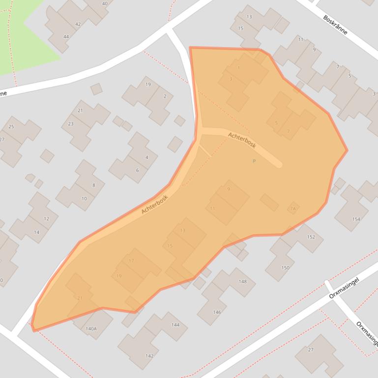 Kaart van postcodegebied 9036KV.